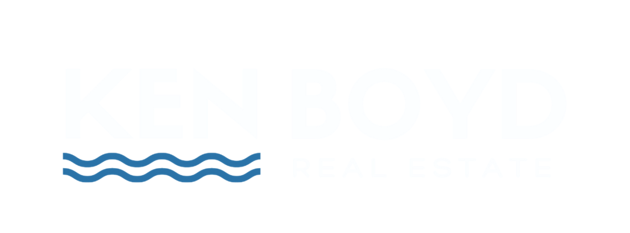 ken boyd real estate - long logo white