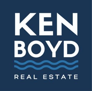 ken boyd real estate - stack logo white